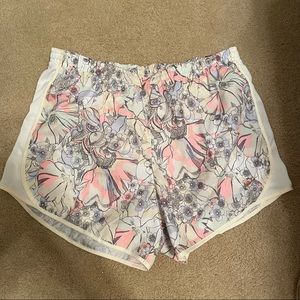 NWT Girl’s XL Floral Print Running Shorts